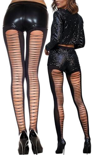 Image of ToBeInStyle Women's Large Mesh Fishnet Patterned Pantyhose Tights