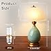 WELAISA Table Lamps Ceramic Retro Lamp for Living Room,16
