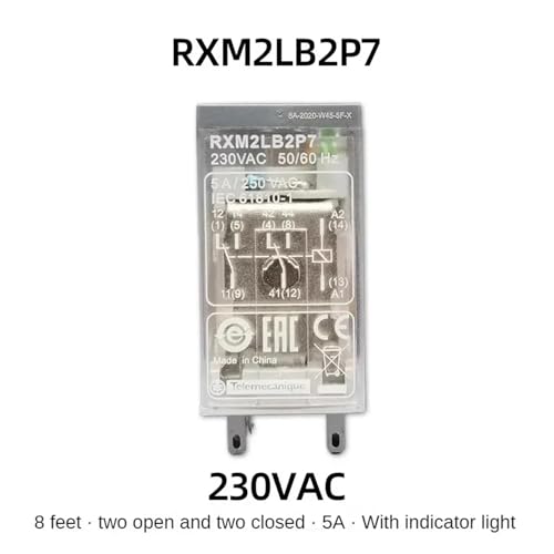 Relais RXM4LB2P7 pour commutation 230V stable sur embase RXZE1M4C - 6
