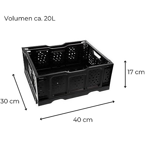 GarPet Klappbox klappbar Einkaufs Korb Kiste Falt Stapel Box Klappkiste Transport