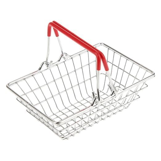 KGR Splash Toys Mini Dish Drainer (bartan Basket) for Kids | Home Decor Miniature Supermarket Shopping Trolley | Shopping mall (Multi-Color) (Small) (B0D84CYPS7) Amazon Price History, Amazon Price Tracker