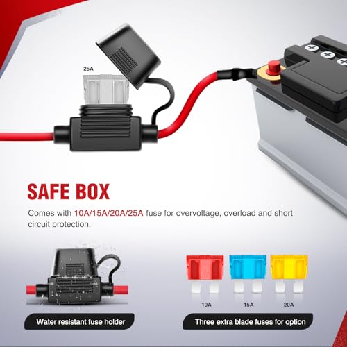 Image of Nilight Off Road LED Light Bar Pods Wiring Harness Kit 12 V On /Off Switch