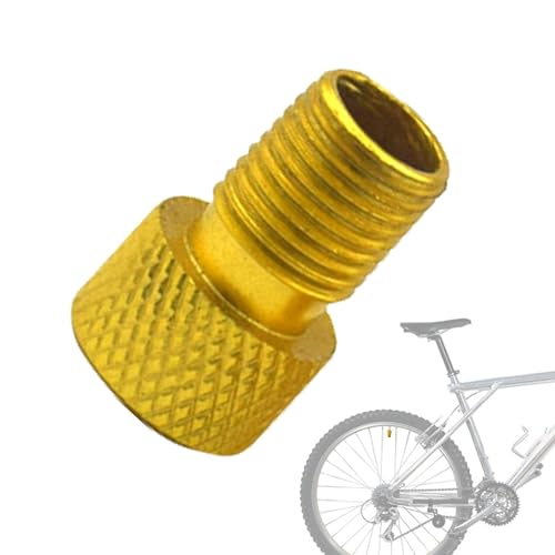 Adaptador de boquilla de inflador de neumáticos con bloqueo, convertidor de válvula de neumáticos de bicicleta, portátil, tubo interior para bicicleta, bicicleta de montaña, bicicleta de carretera