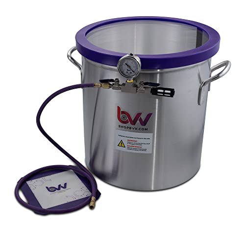 BVV Best Value Vacs 10 Gallon Aluminum Side Mount Vacuum Chamber