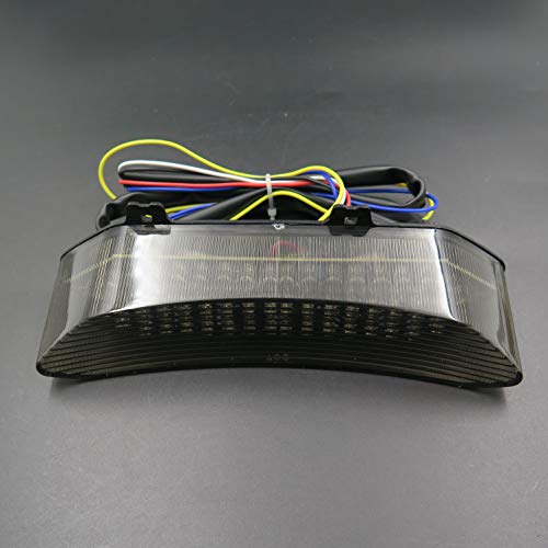 Xkh- Led Tail Brake Light Turn Signals Compatible With 2002-2003 Yzf R1 Yzf-R1 Yzfr1 Smoke Motorcycle [B011Fr6Dra] #TOP1