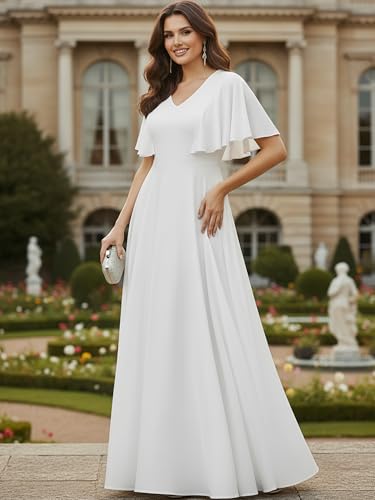 Image of KOH KOH Womens Long Elegant Bridesmaid Evening Cocktail Modest Maxi Dress
