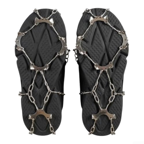10-Tooth Stainless Steel Crampon Chains for Snow and Ice