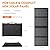 60W Solar Panel for Portable Power Station, Foldable Solar Panel with 12-18V DC Output/USB QC3.0/USB C, Portable Solar Panel(10 Changeable DC Adapters) Solar Panels for Camping, Home, Travel, Rv