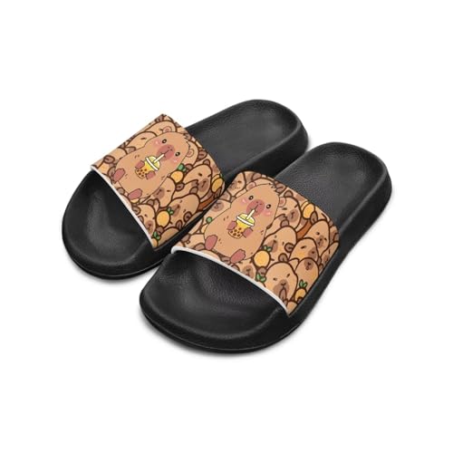 Image of Slides for Boys Girls Quick Drying Kids Slides Sandals Non-Slip