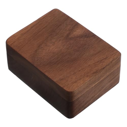 DOITOOL Caja de Madera Portátil y Elegante para Gemelos y Clips de Diseño Clásico para Hombres, Adecuado como Obsequio de Cumpleaños o Adecuado como Obsequio de Cumpleaños o
