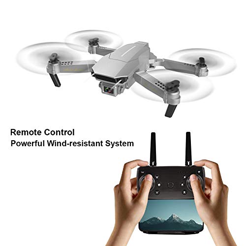 Nanle Remote Control Quadcopter, Mini Drone, Long Flight Time 4k Photo1080p Video F11 FPV Foldable Remote Control GPS Helicopter with Dual Camera