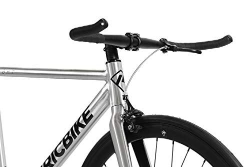 Miniatura 3 de Fabricbike Light - Bicicleta Fixed, Fixie, Single Speed, Cuadro Y Horquilla Aluminio, Ruedas 28 , 4 Colores, 3 Tallas, 9.45 Kg Aprox. Light Polished, S-50cm