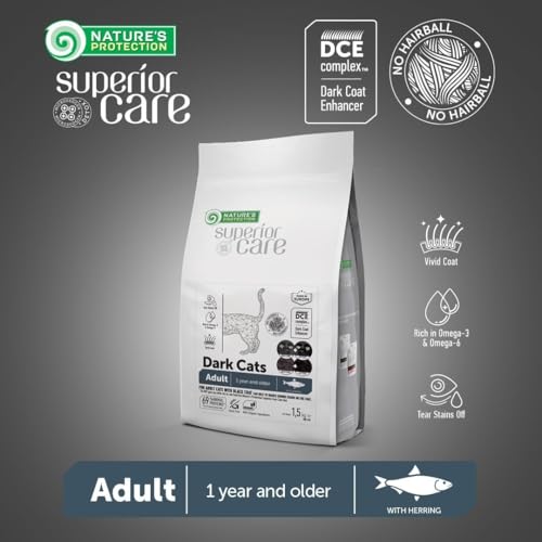 Nature's Protection Superior Care Katzenfutter Dark Adult, Hering 1,5 kg – Ansicht 3