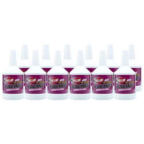 Red Line 30304 Synthetic Racing Type F Automatic Transmission Fluid (ATF) - 1 Quart (12 Pack)