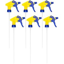 Trigger Spray Replacement for Water Bottle sprayers, Industrial Trigger Sprayer, Spray Bottle Trigger Pack of 6