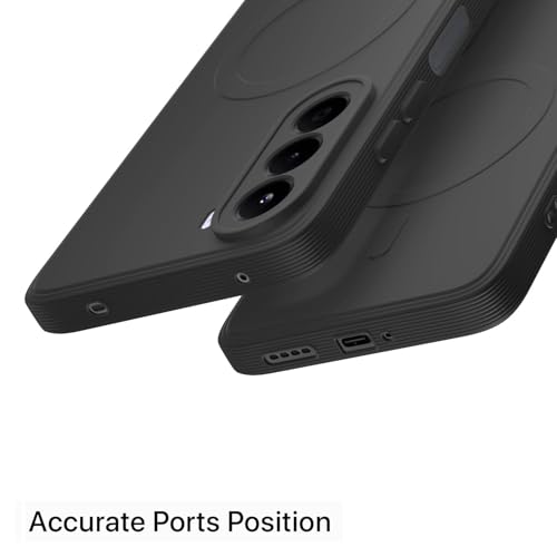 Image of Hupshy Back Cover for OnePlus Nord CE 6 Lite 5G Soft Matte Silicone Mag-Safe Design (Mag-Safe Not Support) Camera Protection | Slim Fit Bumper Cover