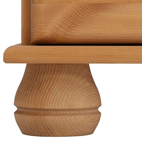 Holzregal Loft aus Kiefer Massivholz im Landhausstil mit 5 Fächern