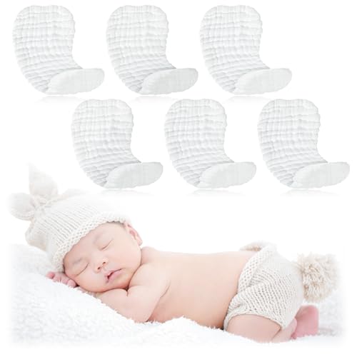 Image of Max Shape 6 Pack Wearable Cotton Cloth Dipper Pants for Baby Girls and Boys,Adjustable Cotton Diaper 13 Layers