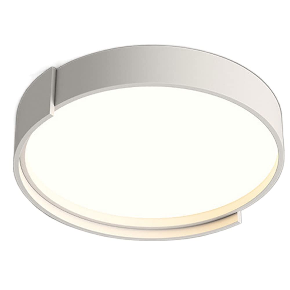 JXYDJH 36W Minimalist LED Lighting 19.7 Inch Flush Mount LED Ceiling Light, Simple White Square Flush Mount Ceiling Lamp Shade Dimmable Bedroom Lights for Kitchens, Stairwells, Hallway 1-Pack