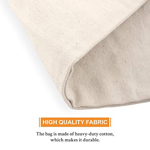 Ubicon Flat Bottom Heavy Duty Coin Bag, 25 Pack, 14" X 24", Off White (Lafdds25) #TOP2