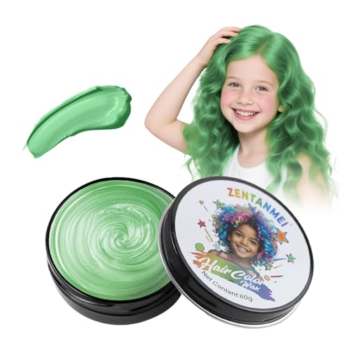 ZENTANMEI Temporary Hair Color Wax, Hair Pomades Hairstyle Styling Clay Mud, Instant Disposable DIY...