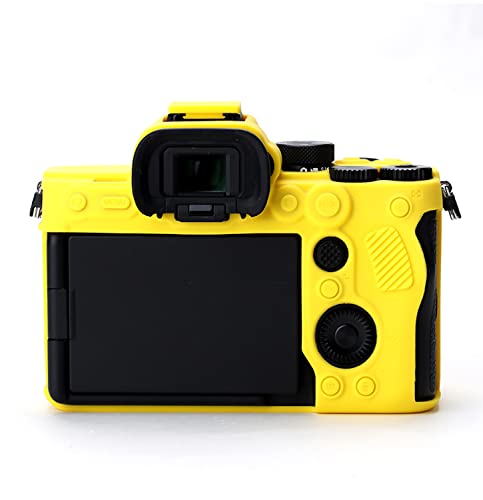 Funda para cámara Sony Alpha 7 IV de silicona amarilla miniatura 6