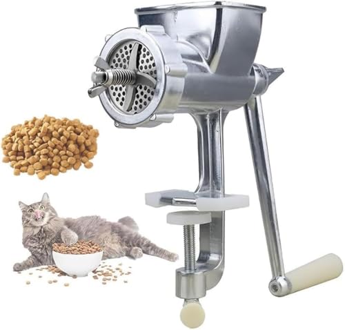 手動ペットフードペレットマシン、1.5?3mmのオプションのステンレス製金型を備えたペット犬猫飼料メーカー、鳥猫犬およびオウムの飼料処理用フードプロセッサー 2.5mm (2.5mm)