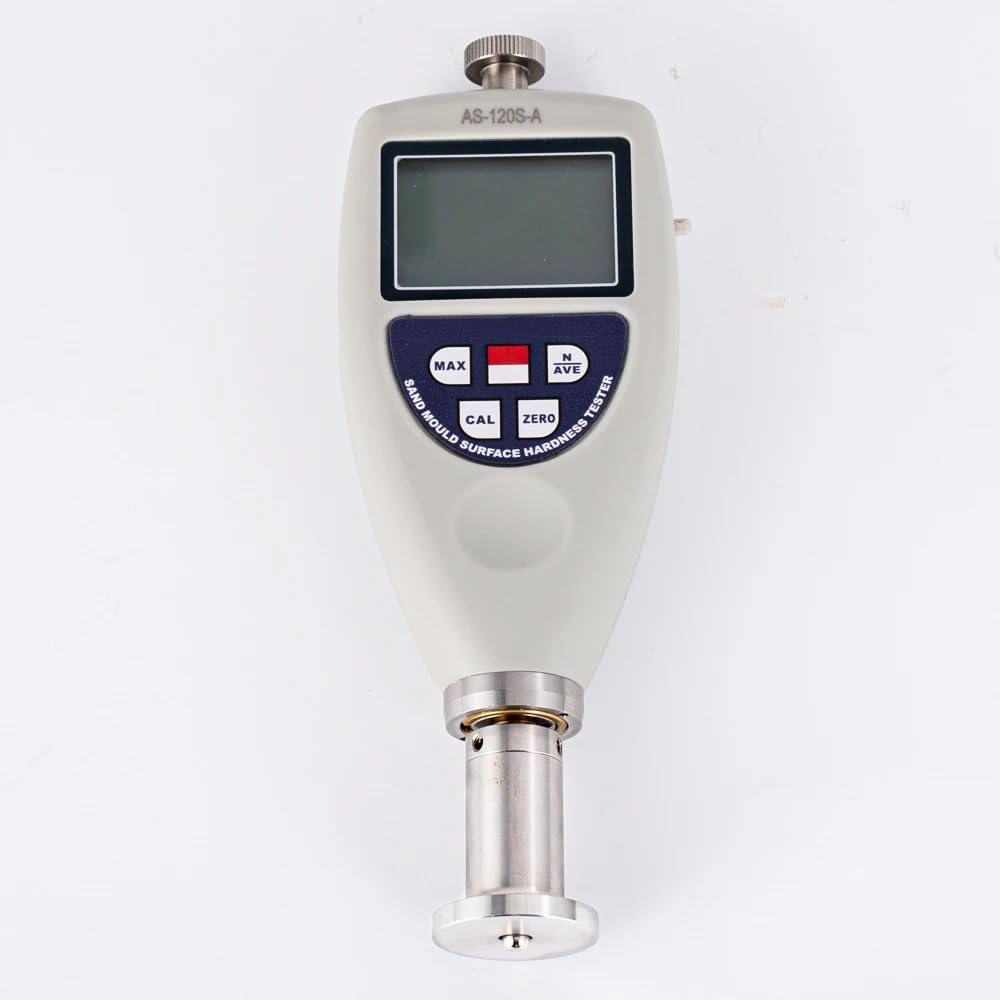 NURII Casting Sand Surface Hardness Tester, Coarse Sand Digital Display, 10~90H, Wet Mold Sand Surface Hardness Tester, AS-120S-A