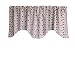 Zen Creative Designs Hearts and Dots Print Scalloped Wave Cotton Window Valance Home DÃ©cor Bedroom Nursery Kitchen Window (Red)