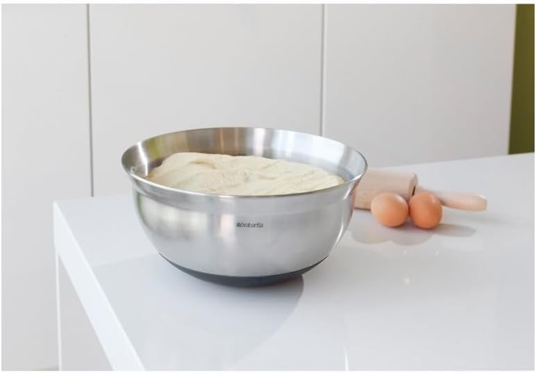 GARIAN Mixing Bowl, 3 Litre, Matt Steel