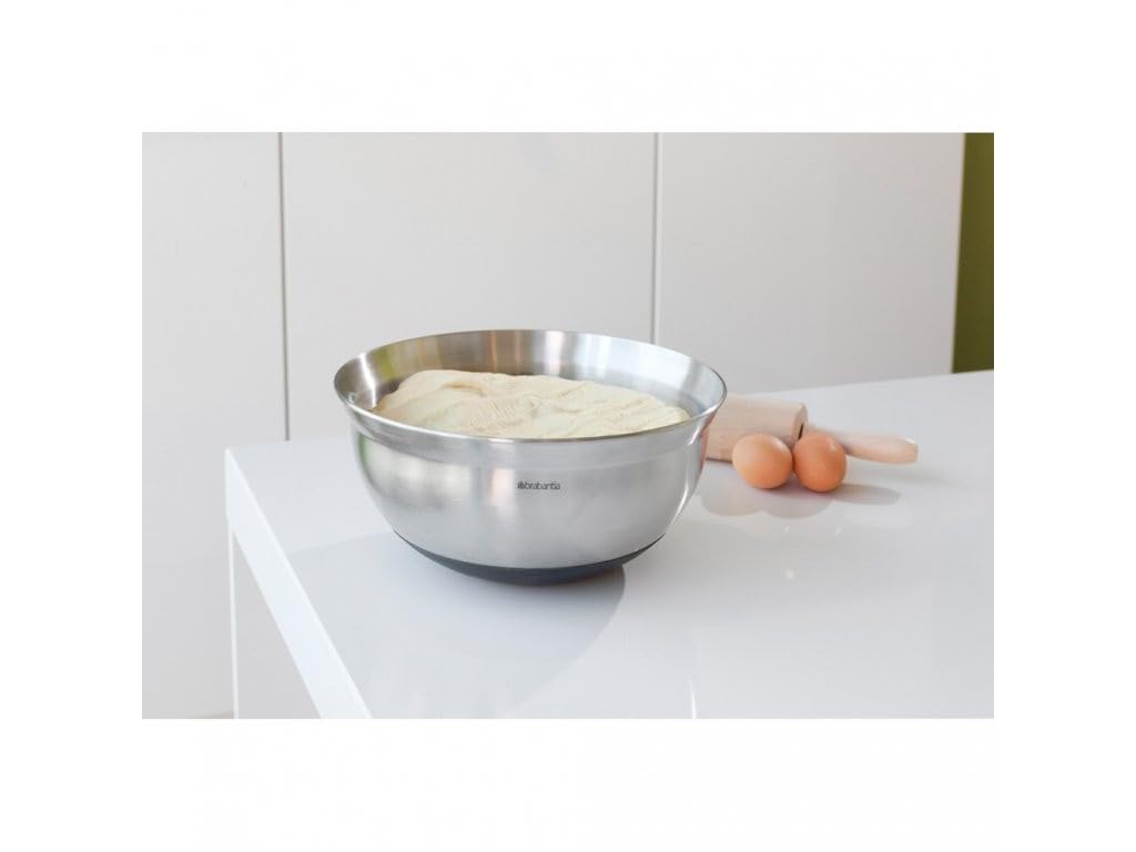Brabantia, Misy kuchenne z miarką 3.0L Stal Matowa, podstawa czarna