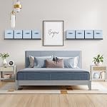 Sorbus Fabric Storage Cubes, 8 Pack, with Handles (Pastel Blue) - Image 4