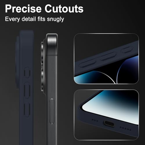 Mootobo for iPhone 14 Pro Case 6.1-Inch, Matte Shockproof Bumper Phone Cover - Image 4