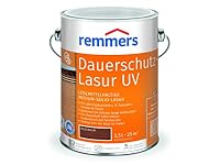 Remmers Dauerschutz-Lasur UV nussbaum, 2,5 Liter, Dekorative Medium-Solid-Lasur für Außen, auch für helle Farbtöne und farblos UV+, wetterbeständig – Ansicht 1
