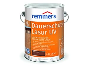 Remmers – Remmers Dauerschutz-Lasur UV nussbaum, 2,5 Liter, Dekorative