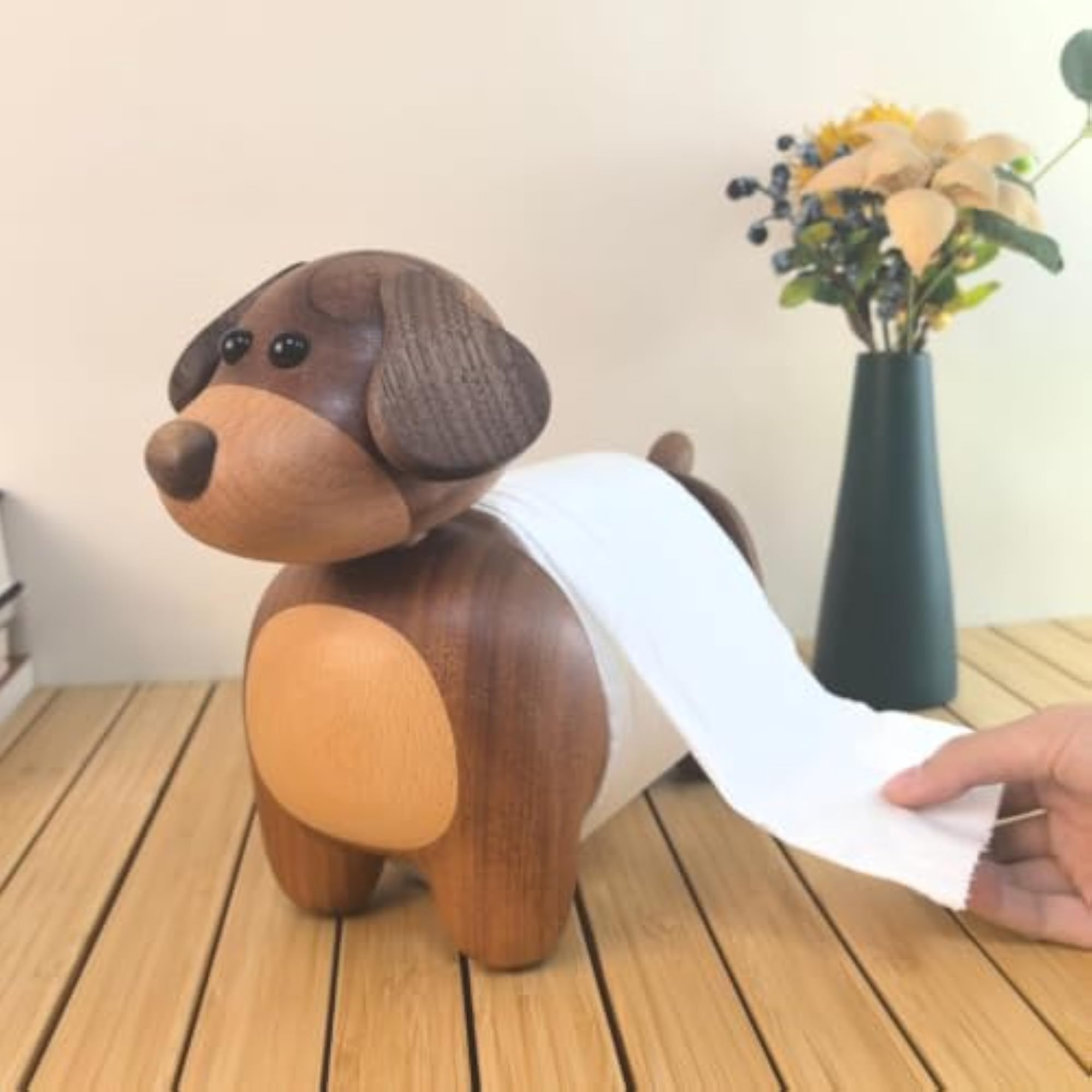 Dog Shaped Tissue Holder for Tabletop