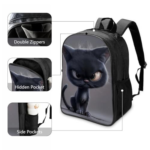 Mochila infantil impermeable British Shorthair 3D ajustable para niños 3