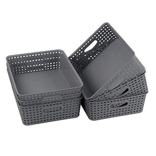 Joyeen Aufbewahrungskorb für Büro, Kunststoff, 6 Stück, A4 Cover