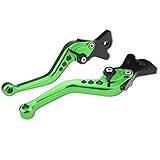 Artikel Gewicht: 350g LIBEI Motorradhebel kurz Verstellbare CNC-Motorrad-Bremsen-Kupplungs-Hebel gepasst for Yamaha XJ 600 900 S Diversion XJ600S 1992-2003 TDM 850 TDM 850 1991-2002 Kupplungshebel (Color : Short Green)