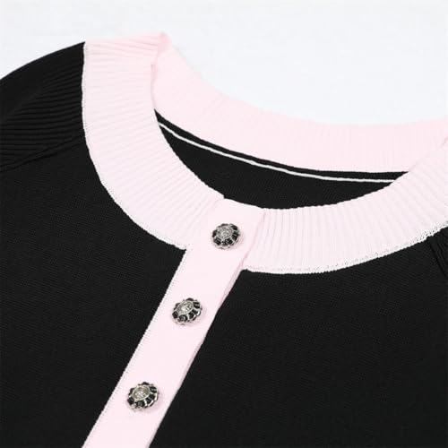 Robe en tricot fine maille de qualité supérieure style automne - 2