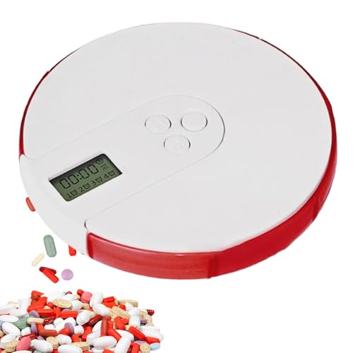Jvjggag Automatischer Pillenspender mit Alarm