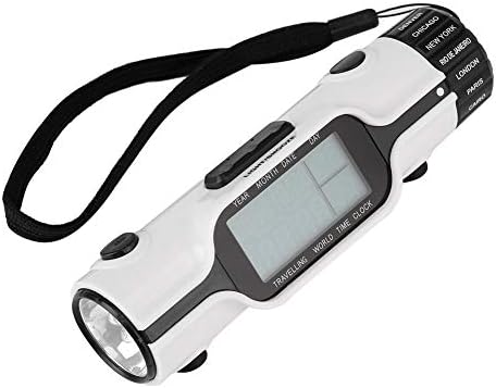Digital Travel Alarm Clock No Bells, No Whistles, Simple Basic Operation, Alarm, Snooze, Small and Light, ON/Off Switch, with Backlight Display Lightweight Multi Time Zone Pocket Sized