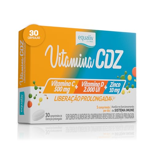 Equaliv Vitamina CDZ 30/Comp Liberação Prolongada