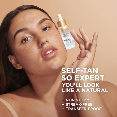 Garnier Ambre Solaire Natural Bronzer Self-Tan Drops for Face, Customizable Facial Bronzing Formula with Hyaluronic Acid and Coconut Water, Lightweight Liquid Drops with Dropper Applicator, 1.01 fl oz - image 3