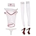Price comparison product image Dolity 1/6 Female Body Nurse Uniform 12'' Action Figure Clothing Accs for CY CG Gilrs - White, 12inch