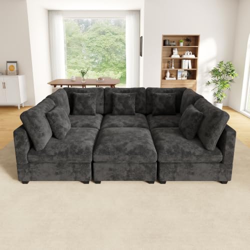 Canapé d'angle XXL convertible 6 places BS3 Sapgaks