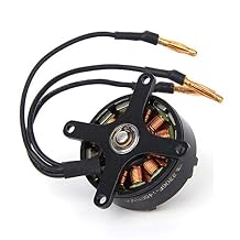 2206 Brushless Motor, Easy to Use Professional Design RC Brushless Motor, Black Brushless Motor for Radiolink Radiolink A560 Fixed Wing ReplacementBlack