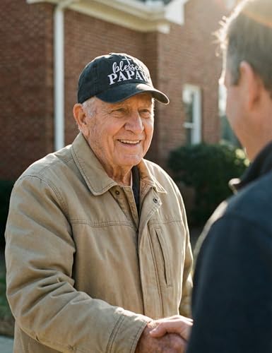 Image of InnoBeta Blessed Papaw Gifts Hat for Men, Papaw Gifts for Christmas, Birthday, Adjustable Embroidered Baseball Cap