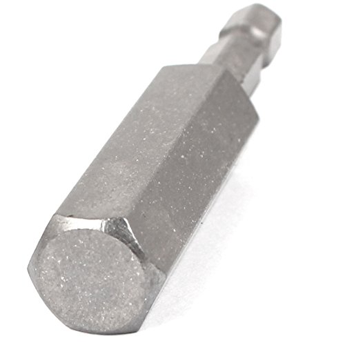 Sourcingmap 65mm Long 1/4" Hex Shank 12mm Hexagonal Tip Magnetic Hexagon Screwdriver Bit, H12 x 65mm - Image 4