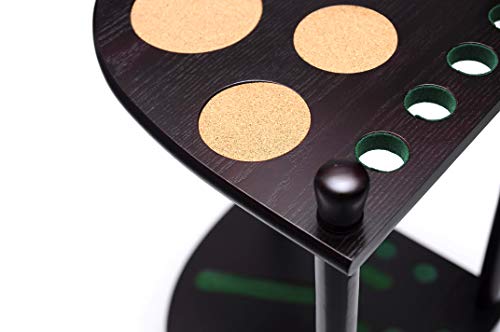 Han's Delta 8 Pool Cue Rack - Billiard Cue Stick - Deluxe Floor Corner Cue Rack - Hold 8 Pool Cues #TOP1